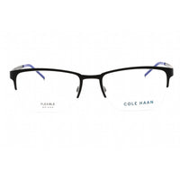 Cole Haan Men's Eyeglasses - Black Rectangular Metal Frame Clear Lens | CH4014 001 ,