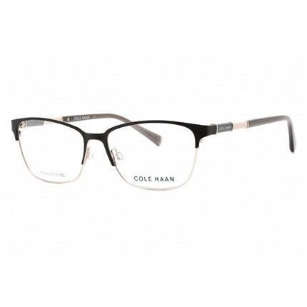 Cole Haan Men's Eyeglasses - Black Rectangular Shape Frame Clear Lens | CH5032 001 ,
