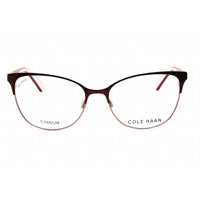 Cole Haan Men's Eyeglasses - Burgundy Rectangular Shape Frame Clear Lens | CH5040 604 ,