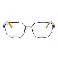 Cole Haan Men's Eyeglasses - Gunmetal Rectangular Shape Frame Clear Lens | CH4041 033 ,