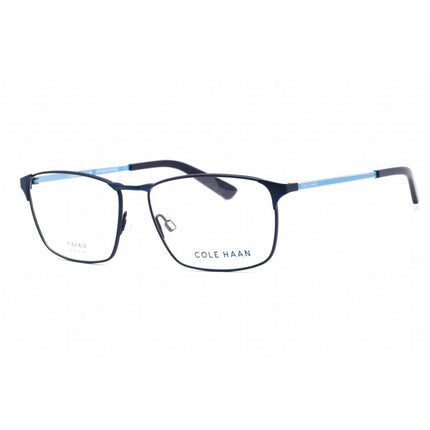 Cole Haan Men's Eyeglasses - Navy Rectangular Full Rim Frame Clear Lens | CH4046 414 ,