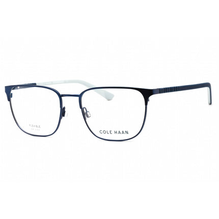 Cole Haan Men's Eyeglasses - Navy Rectangular Full Rim Frame Clear Lens | CH4505 414 ,