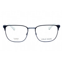 Cole Haan Men's Eyeglasses - Navy Rectangular Full Rim Frame Clear Lens | CH4505 414 ,