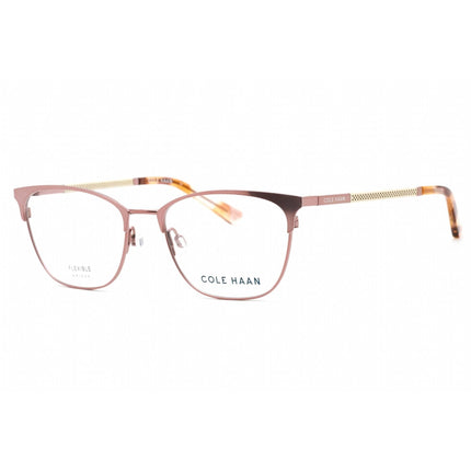 Cole Haan Men's Eyeglasses - Rose Gold Rectangular Shape Frame Clear Lens | CH5048 770 ,