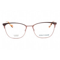 Cole Haan Men's Eyeglasses - Rose Gold Rectangular Shape Frame Clear Lens | CH5048 770 ,