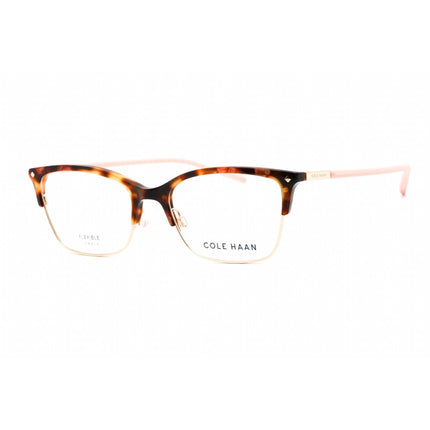 Cole Haan Men's Eyeglasses - Soft Tortoise Rectangular Frame Clear Lens | CH5029 239 ,