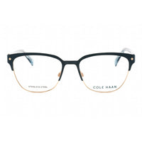 Cole Haan Men's Eyeglasses - Teal Rectangular Full Rim Frame Clear Lens | CH5023 330 ,