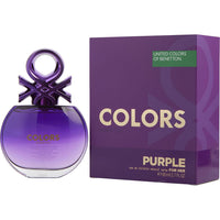 Colors De Benetton Purple by Benetton, 2.7 oz Eau De Toilette Spray for Women ,