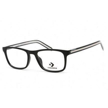 Converse Men's Eyeglasses - Clear Demo Lens Full Rim Black Rectangular | CV5011 001 ,