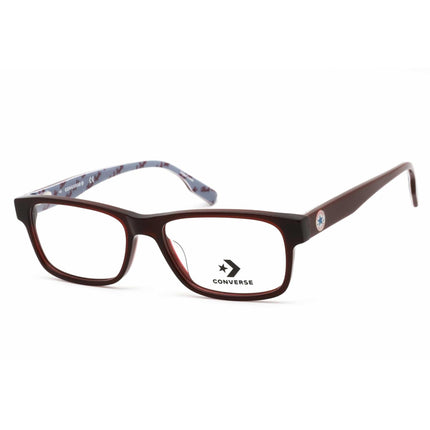 Converse Men's Eyeglasses - Crystal Team Red Plastic Rectangular Frame | CV5001 610 ,