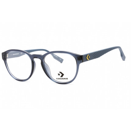 Converse Men's Eyeglasses - Full Rim Crystal Steel Plastic Round Frame | CV5033 419 ,