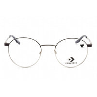 Converse Men's Eyeglasses - Full Rim Satin Silver Metal Round Shape Frame | CV1001 045 ,