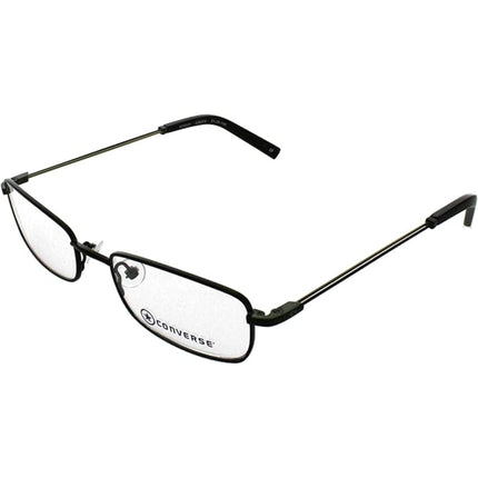 Converse Men's Eyeglasses - Green Metal Rectangular Frame Demo Lens | CONVERSE DV GRN ,