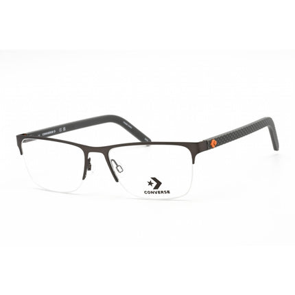 Converse Men's Eyeglasses - Half Rim Satin Gunmetal Rectangular Frame | CV3016 070 ,