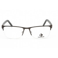Converse Men's Eyeglasses - Half Rim Satin Gunmetal Rectangular Frame | CV3016 070 ,