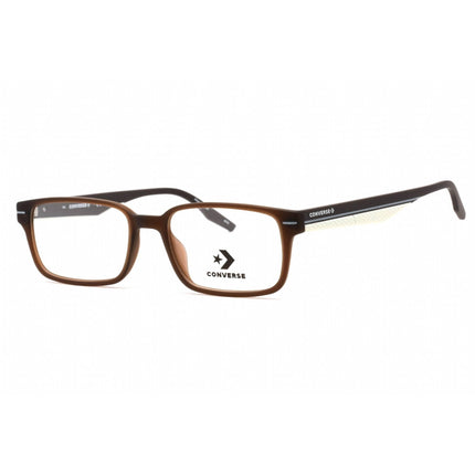 Converse Men's Eyeglasses - Matte Crystal Dark Plastic Rectangular Frame | CV5009 201 ,