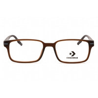 Converse Men's Eyeglasses - Matte Crystal Dark Plastic Rectangular Frame | CV5009 201 ,