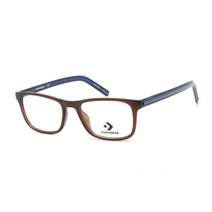 Converse Men's Eyeglasses - Rectangular Crystal Dark Root Plastic Frame | CV5011 201 ,