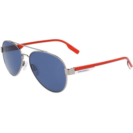 Converse Men's Sunglasses - Light Gunmetal and Red Metal Frame | CV300S DISRUPT 069 ,