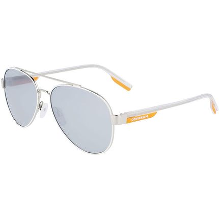 Converse Men's Sunglasses - Silver and Matte White Metal Frame | CV300S DISRUPT 100 ,