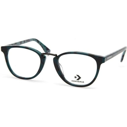 Converse Unisex Eyeglasses - Blue Camo Plastic Round Frame | CONVERSE Q314 BLUE CAMO ,