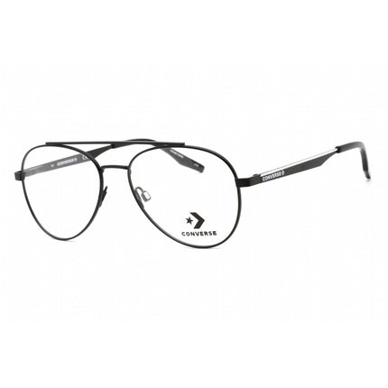 Converse Unisex Eyeglasses - Full Rim Matte Black Aviator Metal Frame | CV1011 001 ,