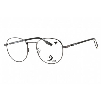 Converse Unisex Eyeglasses - Full Rim Satin Gunmetal Round Metal Frame | CV3015 070 ,