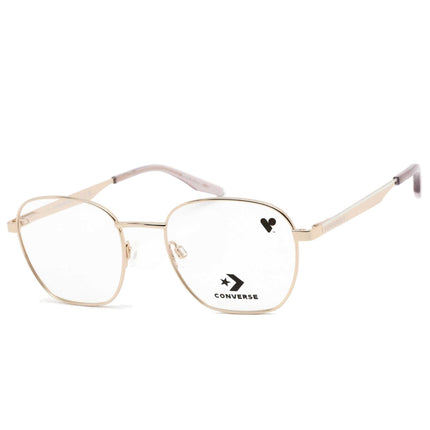 Converse Unisex Eyeglasses - Shiny Rose Gold Metal Round Frame Demo Lens | CV1009 780 ,