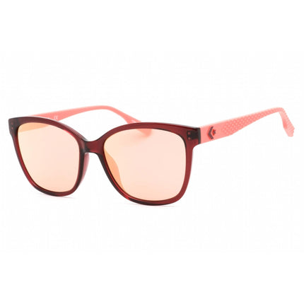 Converse Unisex Sunglasses - Crystal Deep Bordeaux Plastic Cat Eye | CV518S FORCE 601 ,