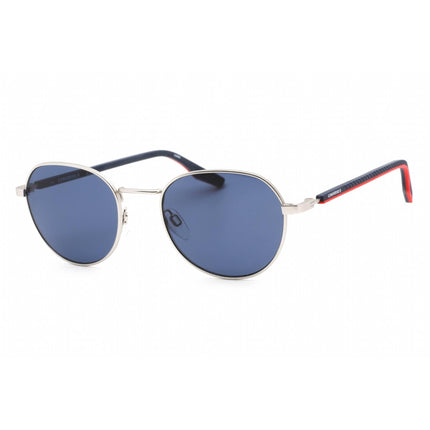 Converse Unisex Sunglasses - Satin Silver Metal Frame Blue Lens | CV305S NORTH END 045 ,