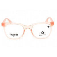 Converse Women's Eyeglasses - Crystal Cheeky Coral Square Plastic Frame | CV5078 684 ,