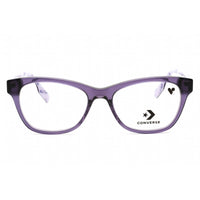 Converse Women's Eyeglasses - Full Rim Crystal Court Purple Plastic Frame | CV5003 501 ,