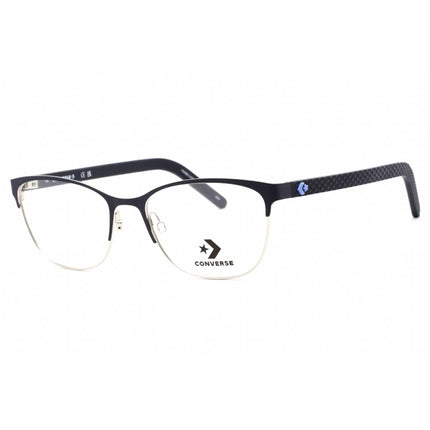Converse Women's Eyeglasses - Half Rim Matte Obsidian Cat Eye Metal Frame | CV3017 411 ,