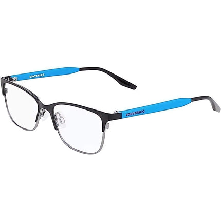 Converse Women's Eyeglasses - Matt Black and Blue Square Frame | CONVERSE CV3005Y 2 ,