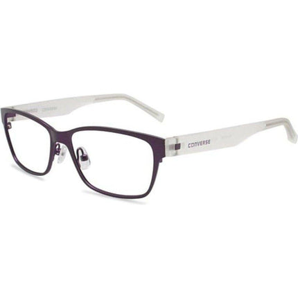 Converse Women's Eyeglasses - Purple Metal Rectangular Frame | CONVERSE SHUTTER PUR ,