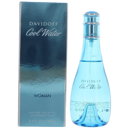 Cool Water by Davidoff, 3.4 oz Eau De Toilette Spray for Women ,