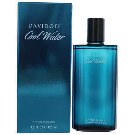Cool Water by Davidoff, 4.2 oz After Shave Splash for Men ,