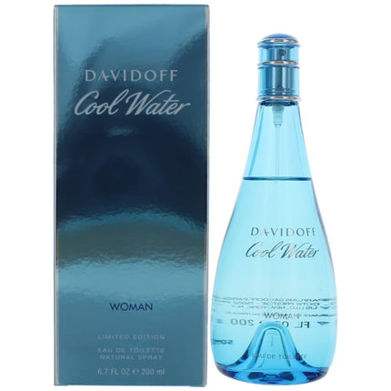 Cool Water by Davidoff, 6.7 oz Eau De Toilette Spray for Women ,
