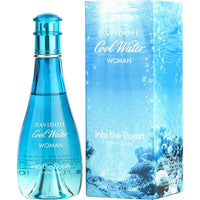 Cool Water Into the Ocean by Davidoff, 3.4 oz Eau De Toilette Spray for Women ,