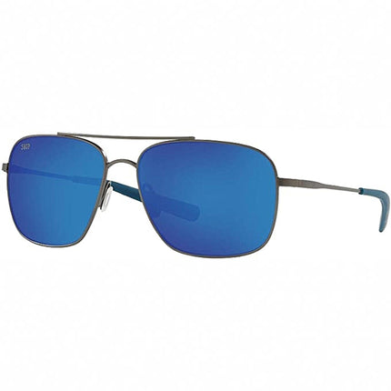 Costa Del Mar Men's Sunglasses - Canaveral Brushed Gray Titanium Frame | 006S6002 59 ,