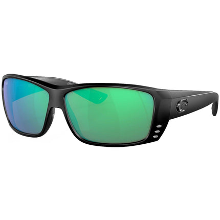 Costa Del Mar Men's Sunglasses - Cat Cay Blackout Frame Green Lens | 06S9024 902412 ,