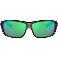 Costa Del Mar Men's Sunglasses - Cat Cay Blackout Frame Green Lens | 06S9024 902412 ,