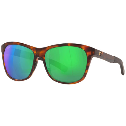 Costa Del Mar Men's Sunglasses - Vela Green Mirror Polarized Square Lens | 0VLA GMP ,