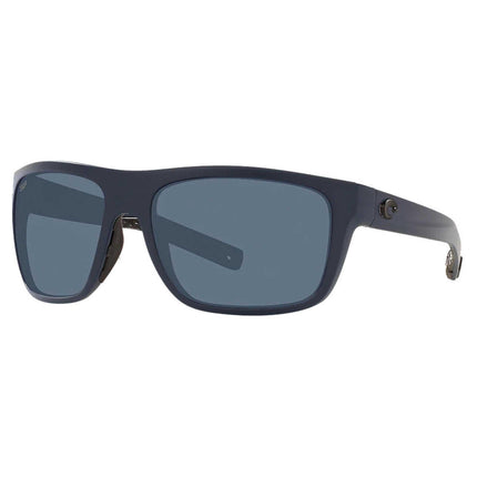 Costa Del Mar Unisex Sunglasses - Broadbill Grey Lens Rectangular Frame | BRB14 OGP ,