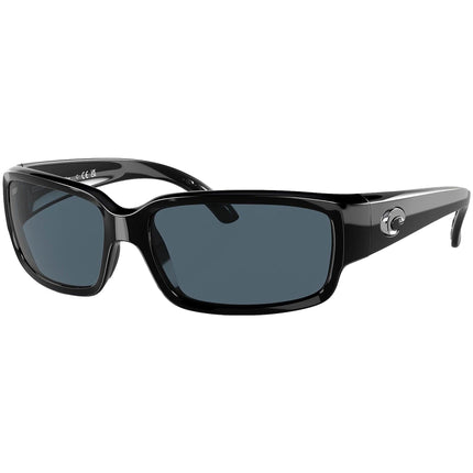 Costa Del Mar Unisex Sunglasses - Caballito Black Frame Grey Lens | 06S9025 902502 ,