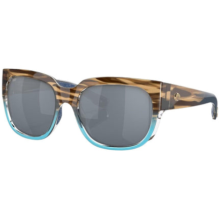 Costa Del Mar Women's Sunglasses - Waterwoman Shiny Wahoo Square | 06S9019-90191055 ,
