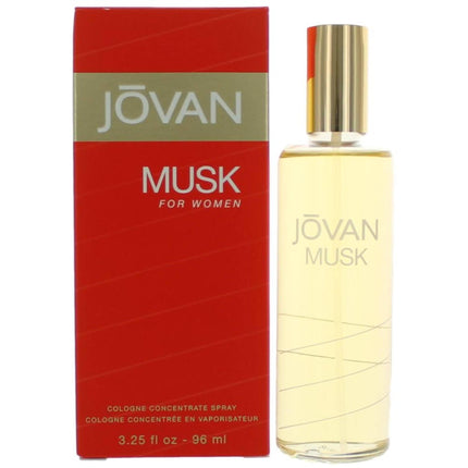 Coty Women's Cologne Concentrate Spray - Jovan Musk with Floral Fragrance, 3.25 oz ,