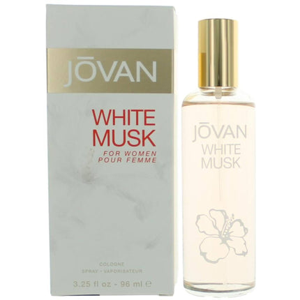 Coty Women's Cologne Spray - Jovan White Sensual Musk and Amber Fragrance, 3.2 oz ,