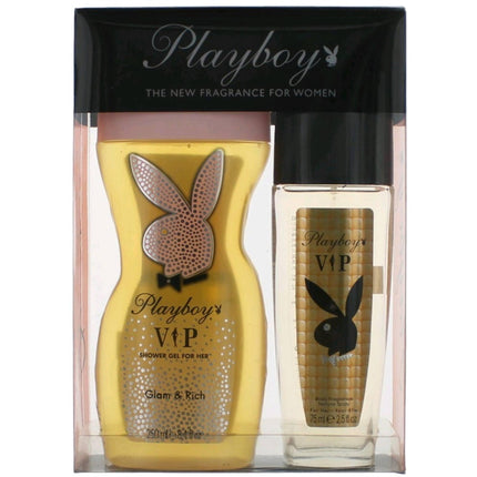 Coty Women's Gift Set - Playboy VIP with Floral and Captivating Fragrance, 2 piece ,