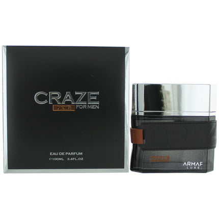 Craze Noir by Armaf, 3.4 oz Eau De Parfum Spray for Men ,